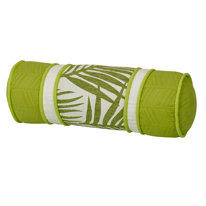 Capri - Neckroll - Green / White