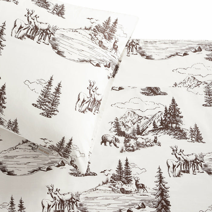 White Pine - Full 200TC Cotton Sheet Set (Set of 4) - White