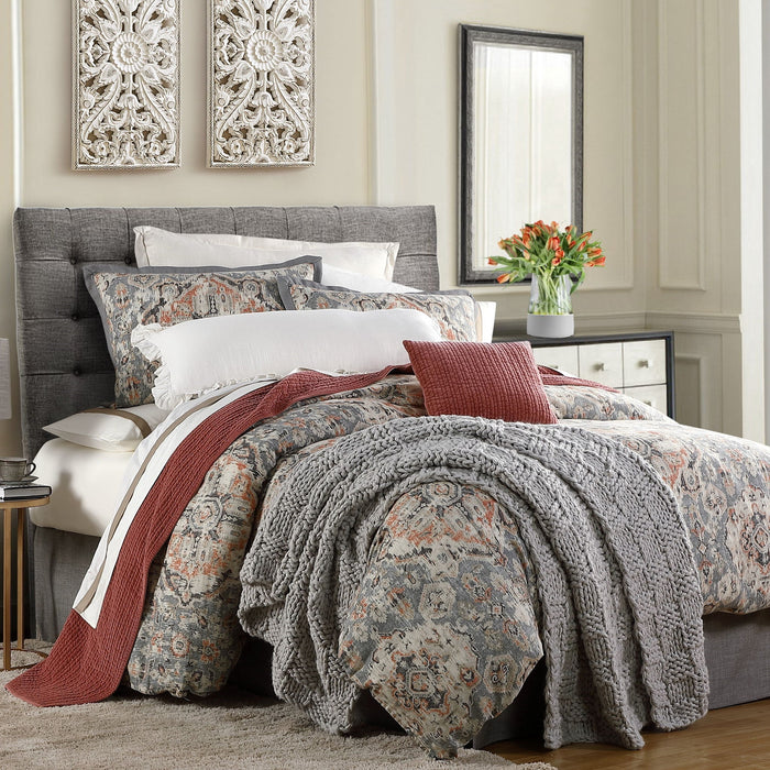 Carmen Kilim - King Duvet Cover Set (Set of 3) - Taupe