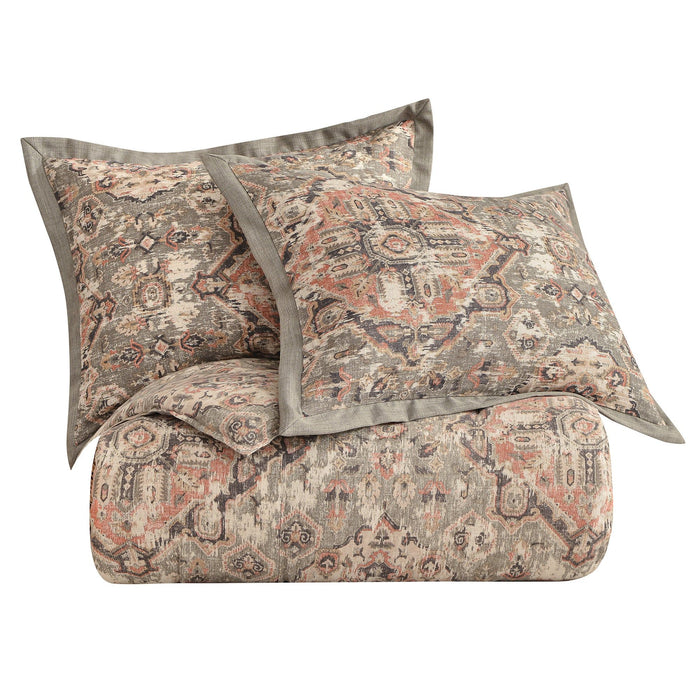 Carmen Kilim - King Duvet Cover Set (Set of 3) - Taupe