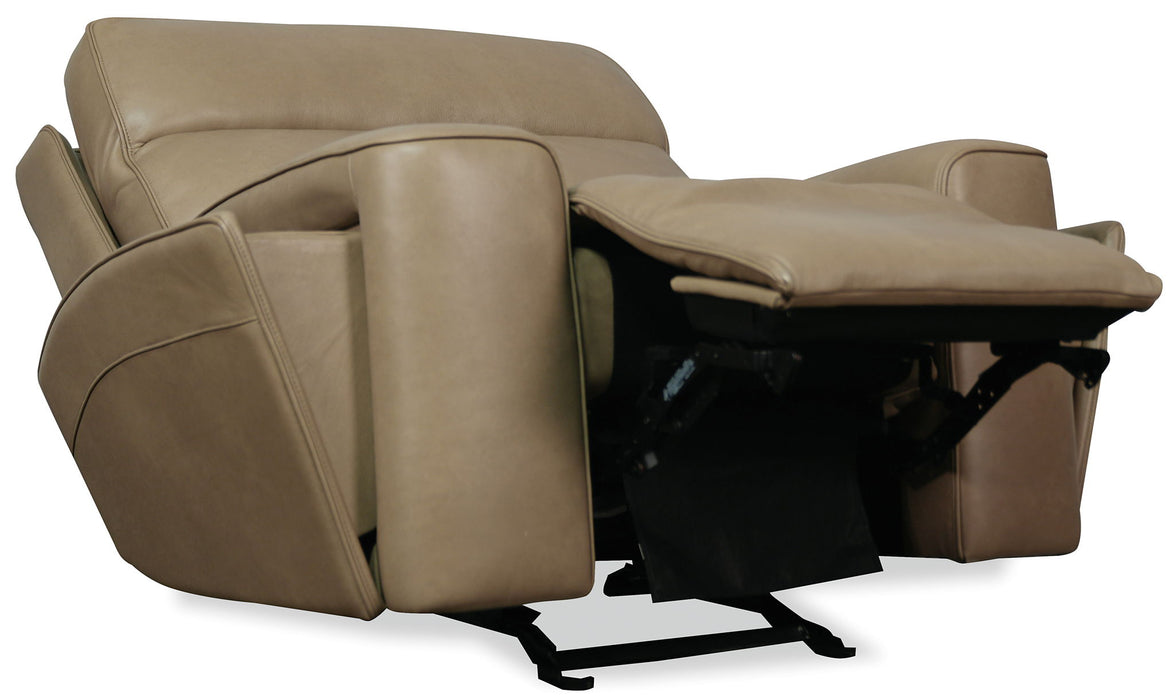 Riverton - Power Gliding Recliner With Power Headrest And Lumbar - Brown