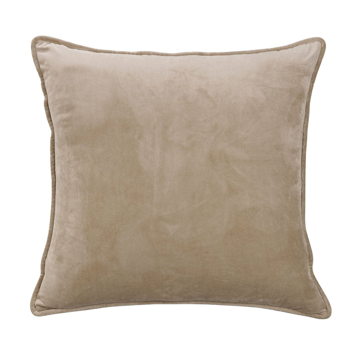 Fairfield - Taupe Velvet Euro Sham - Taupe