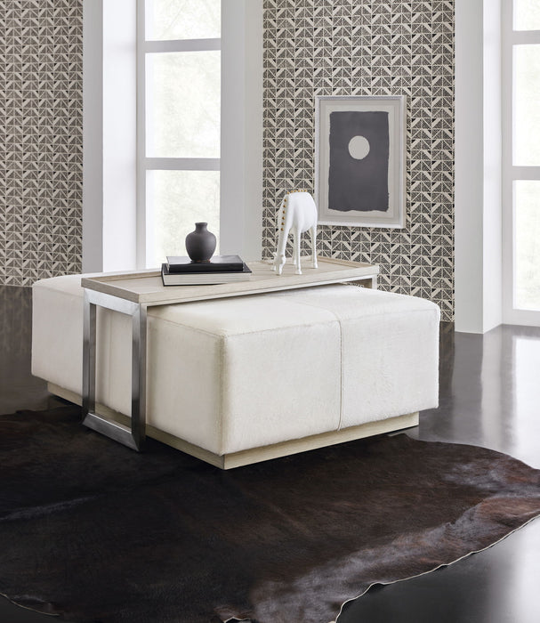 Melange - Bridged Cocktail Table - Beige