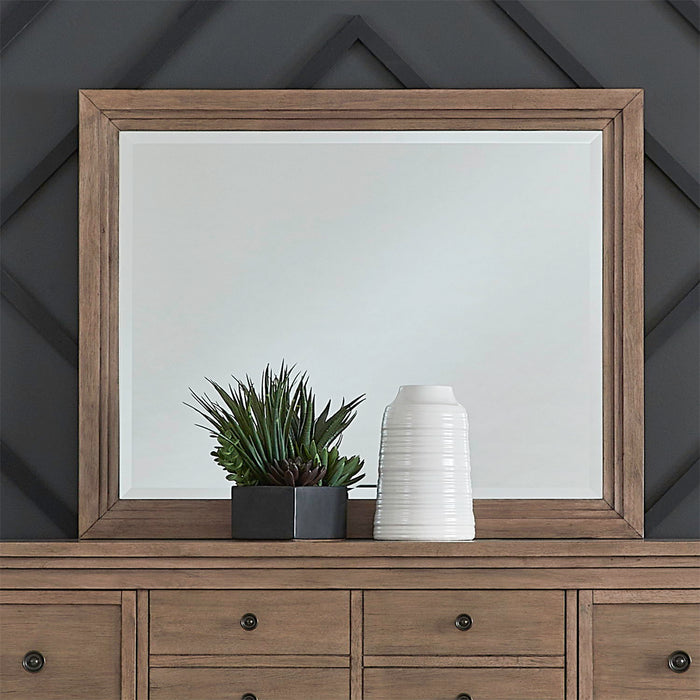 Haven Hills - Landscape Mirror - Camel Beige