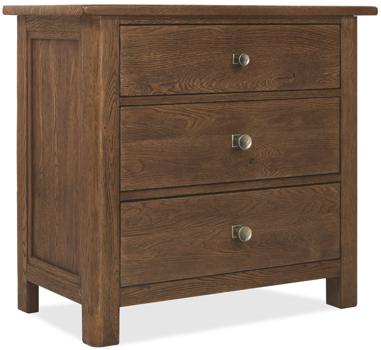 Driftwood - Three-Drawer Nightstand