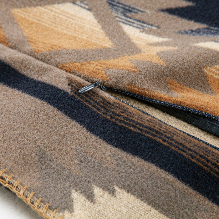 Taos - 20" x 40" Wool Blend Self Cuff Pillowcase - Multi Color