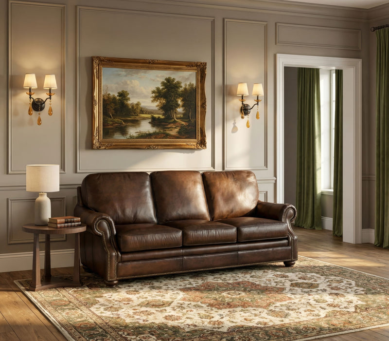 SS - Montgomery Sofa - Dark Brown
