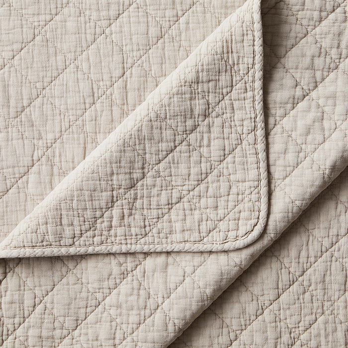 Cotton Gauze - Twin Stonewashed Quilt - Sable