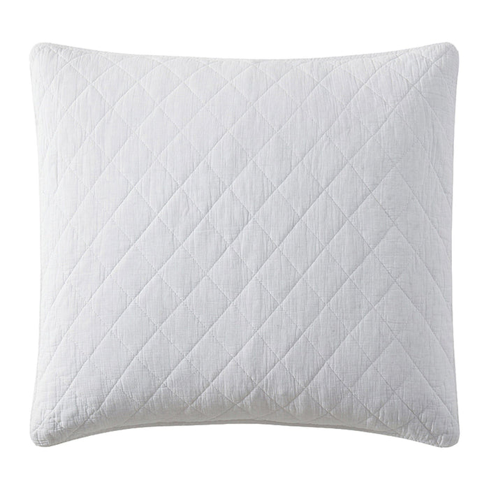 Cotton Gauze - Stonewashed Euro Sham - Vintage White