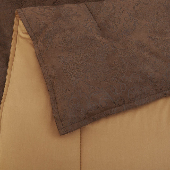 Del Rio - Twin Comforter Set (Set of 4) - Brown