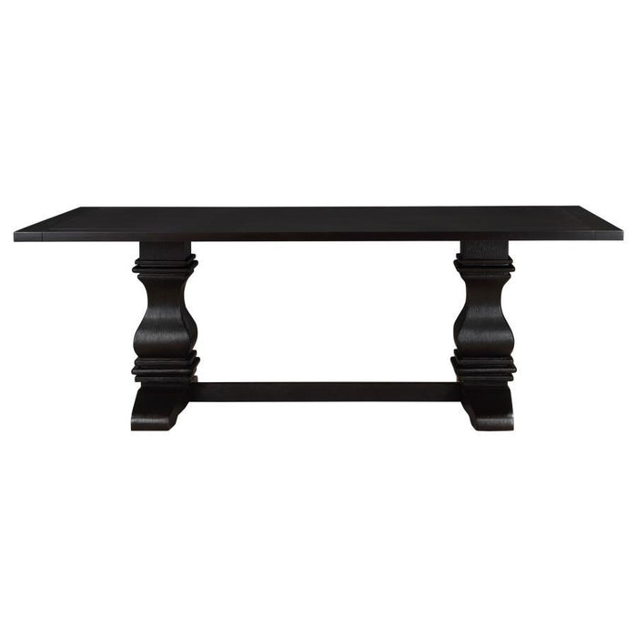 Parkins - Rectangular Dining Table - Rustic Espresso