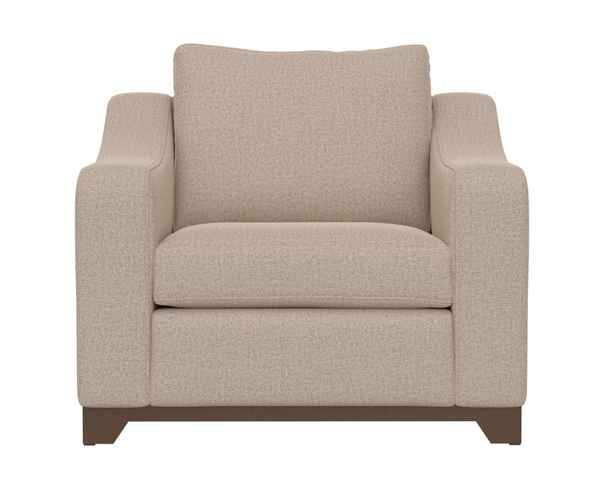 Natural Parota - Armchair - Capuccino Brown