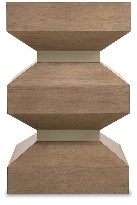 Sonnet - Square End Table - Dark Gray