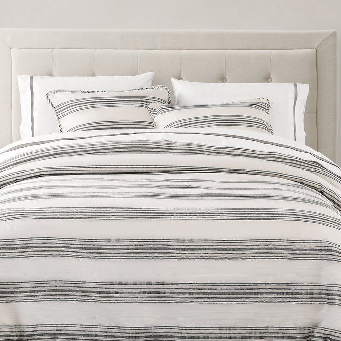 Blackberry - King Comforter Set (Set of 3) - White / Black