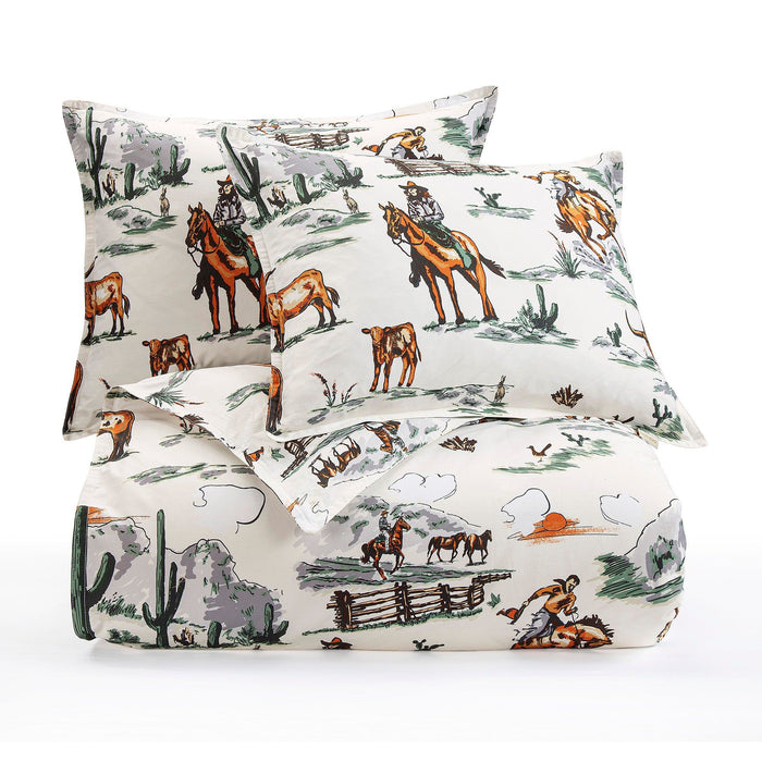 Ranch Life - King Reversible Duvet Cover Set (Set of 3) - Duffle Bag
