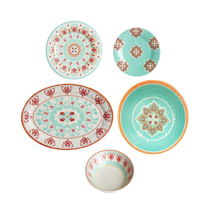 Western Melamine - Set (Set of 14), 2 Per Carton - Multi Color