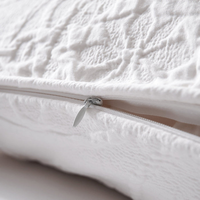 Verona Matelasse - Euro Sham - Vintage White