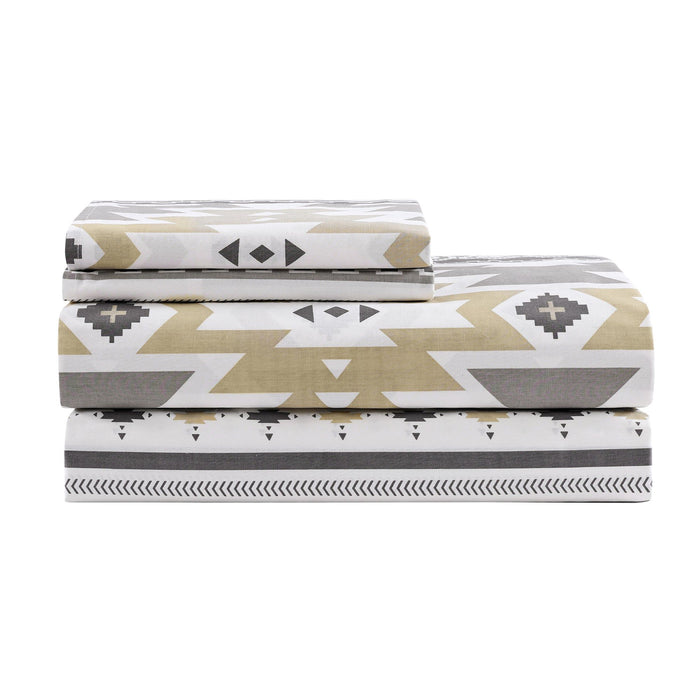 Desert Sage - Queen 200TC Cotton Sheet Set (Set of 4) - Multi Color
