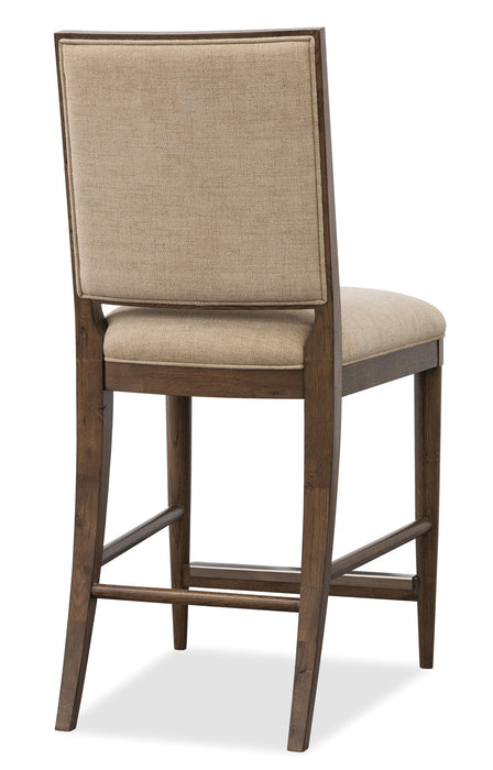 Cashiers - Counter Chair - Chestnut / Willarae Cashew