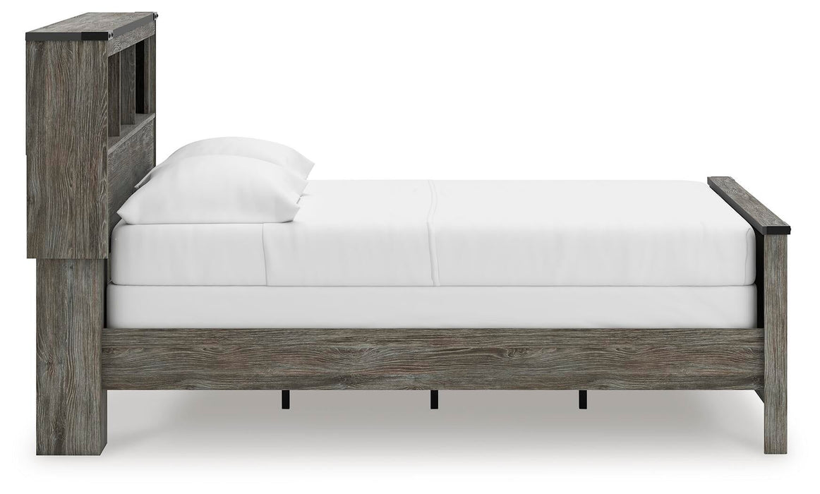 Frandern Full Bookcase Panel Bed