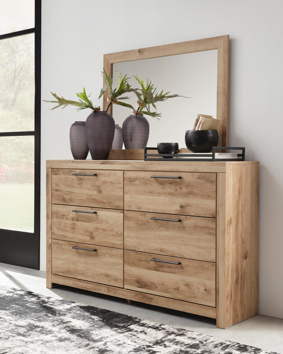 Hyanna Twin Panel Headboard, Dresser, Mirror and Nightstand
