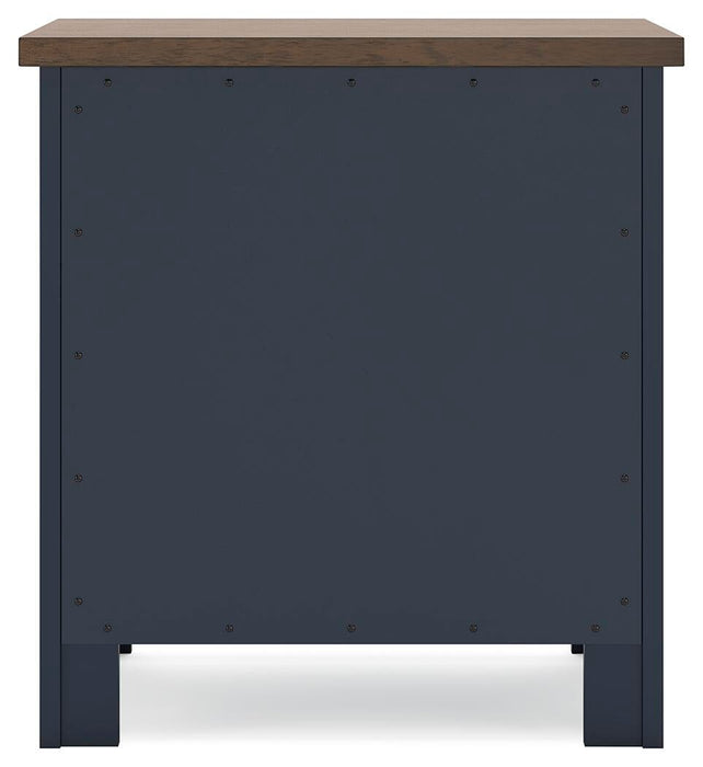 Landocken Queen Panel Bed, Dresser, Mirror and Nightstand