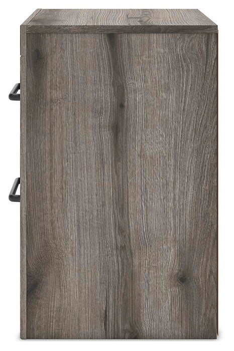 Graystorm King Panel Bed, Dresser, Mirror and Nightstand