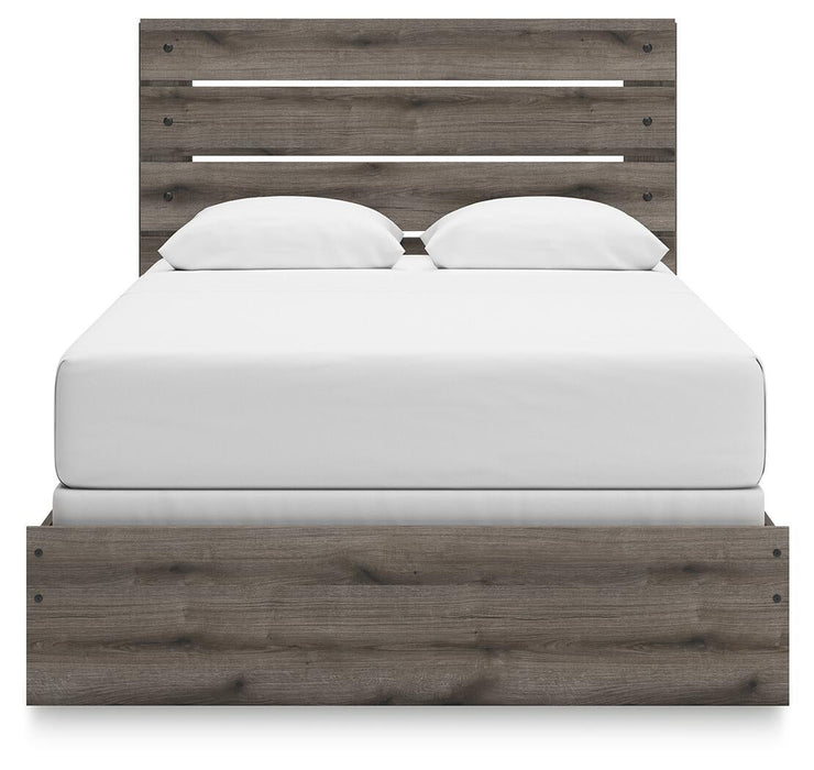 Graystorm Queen Panel Bed, Dresser and Mirror