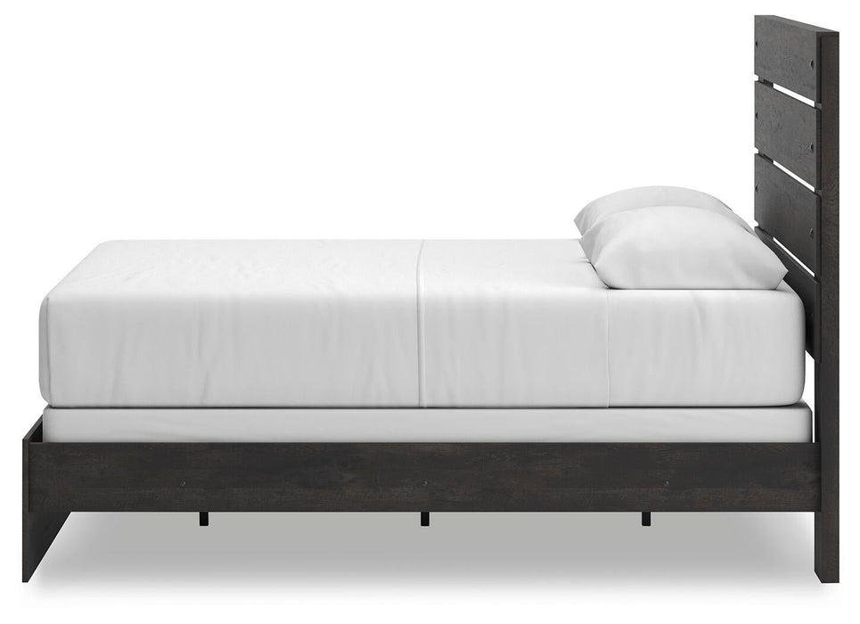 Hollivern Queen Panel Bed, Dresser and Mirror