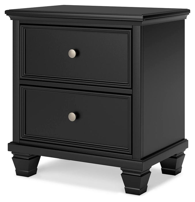 Lanolee Twin Panel Storage Bed, Dresser, Mirror and Nightstand