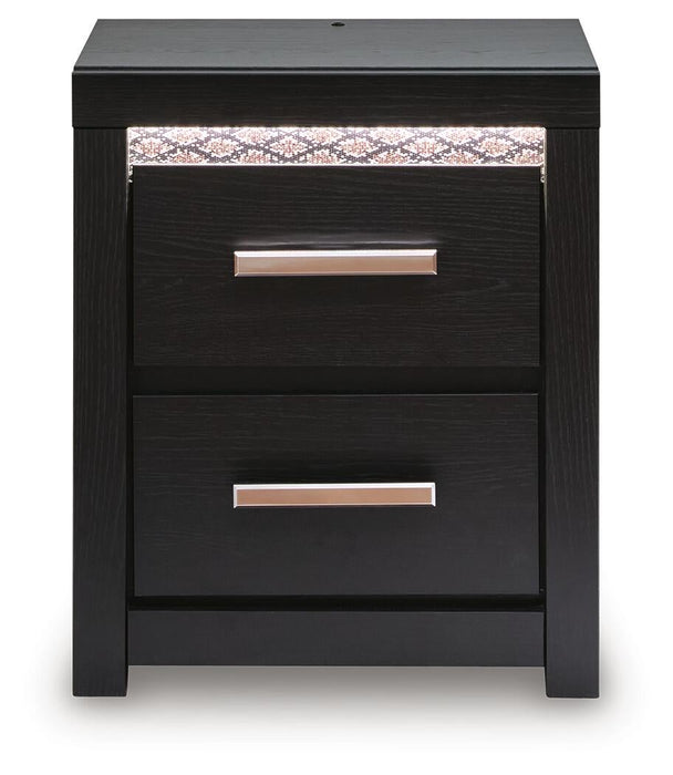 Shoralli Two Drawer Night Stand